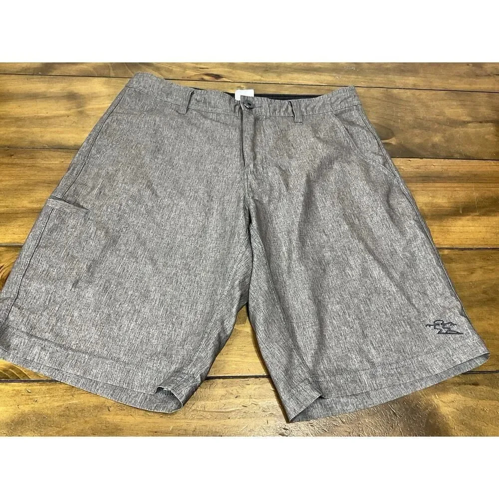 Dahu Hybrid Shorts Swim Trunks Mens Size 30 Gray Dri-Fit Flex Stretch Beach Surf